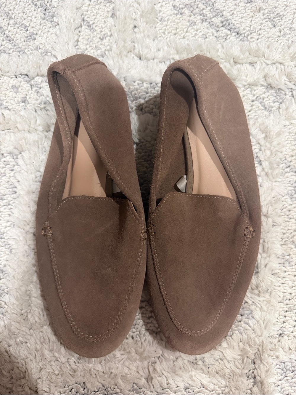 a new day Taupe Suede Loafers